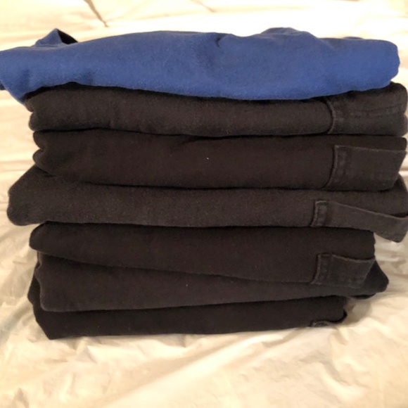 Bundle of 7 Duluth work shirts tees heavy duty thick cotton sz m FITS LIKE A XL - Picture 5 of 6